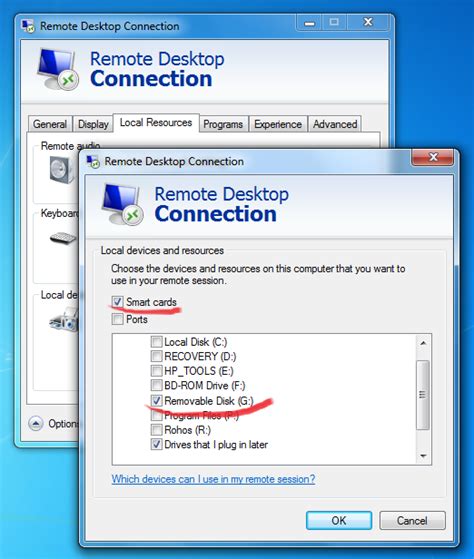 what does redirect smart cards mean in windows rdc|Smart Card Redirection not working over Remote Desktop WS2016.